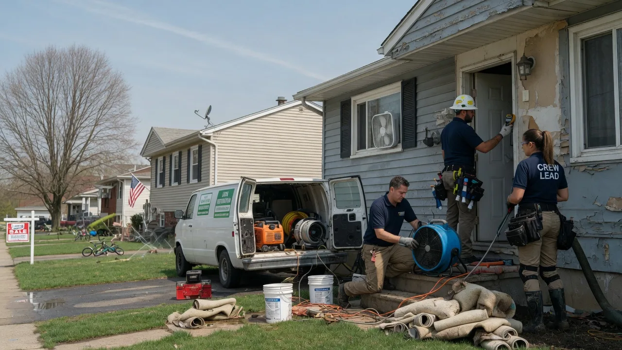 Flood Cleanup in Dunlevy, PA near me